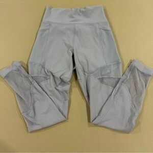 Lululemon Wunder Train Mesh High-Rise Leggings Gray 25” Size 6